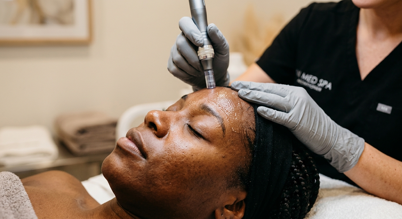 Microneedling safety for dark skin